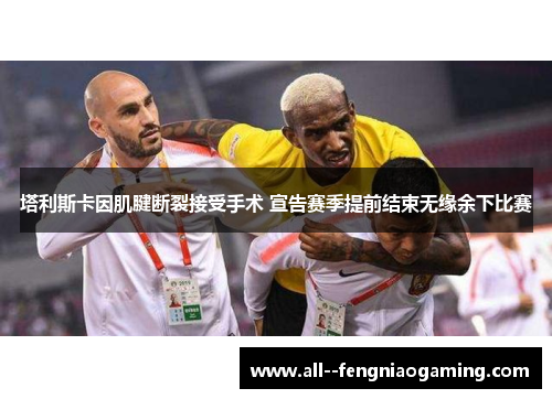 塔利斯卡因肌腱断裂接受手术 宣告赛季提前结束无缘余下比赛